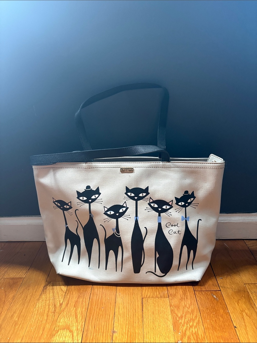 Kate Spade All That Jazz cat tote
